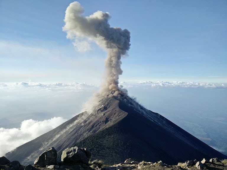 Mountain eruption not unexpected image